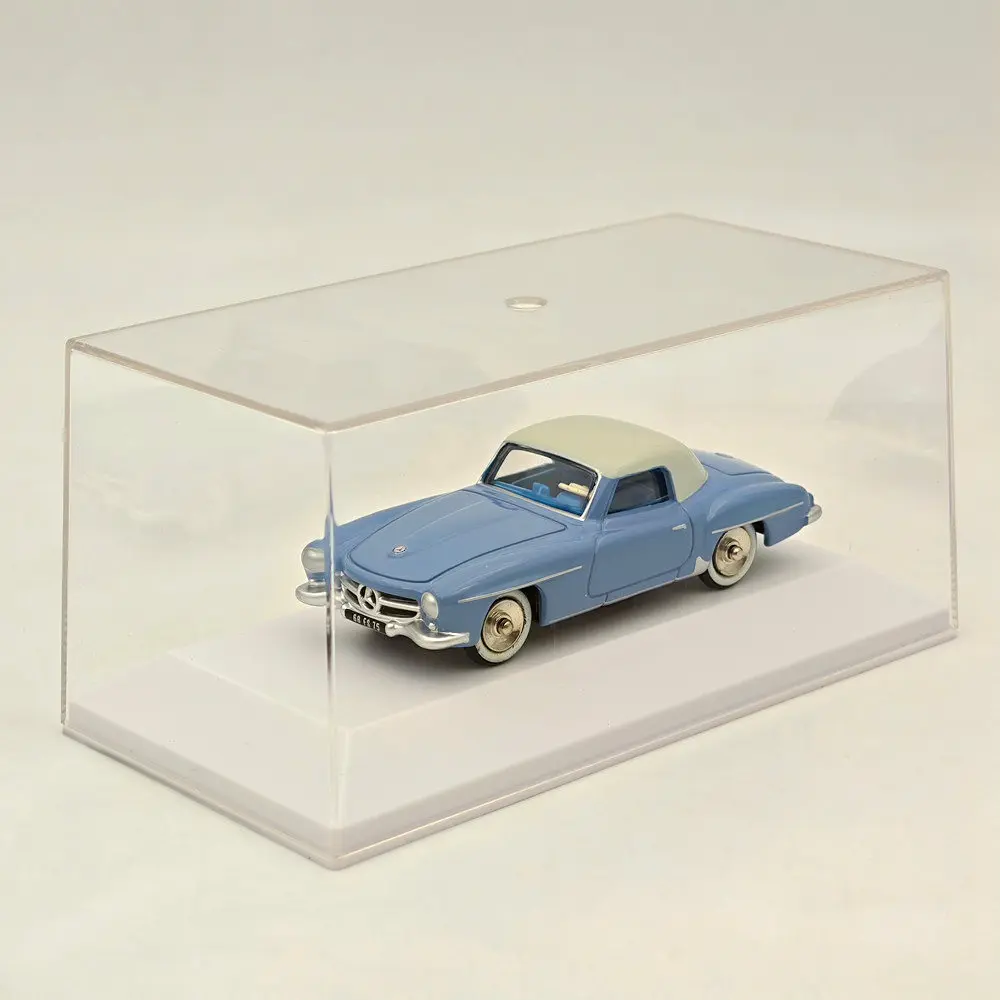 15.3cm 6\'\' Acrylic Boxes Display Case Stand Box Storing Transparent DustProof for 1:72,1:43 Scale Toys Car Models