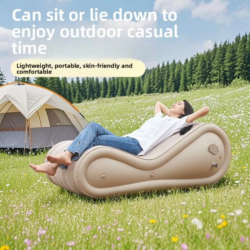 

Inflatable Sofa, Lounge Chair, Leisure Outdoor Portable Sofa, Home Air Bed, Fun Bed, Lazy Sofa,Ergonomics,Air Transport