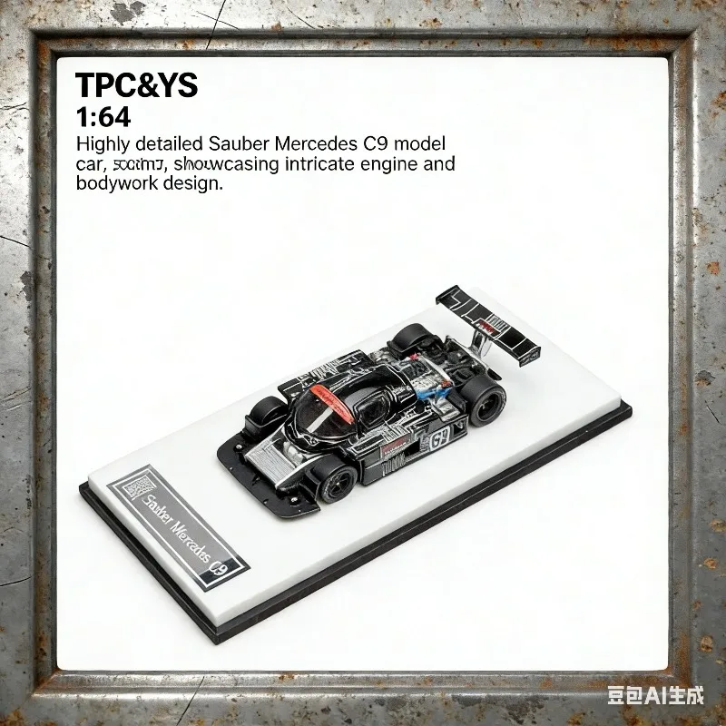 

TPC&YS 1:64 Spyker C9 Le Mans #62 Magnetically Attached Openable Die-Cast Alloy Car Model, Boys' Holiday Gift Toy.