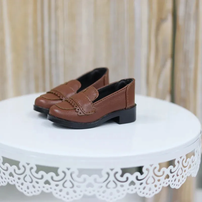 

BJD Doll Shoes 1/3 brown round toe accessories
