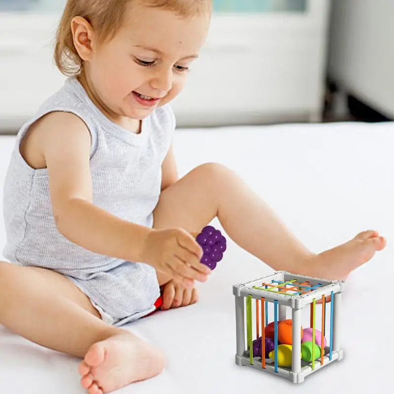 Toddler Shape Sorter Colorful Shape Sorter Toys Sensory Bin Educational Early Learning Activities Multifunctional Developmental