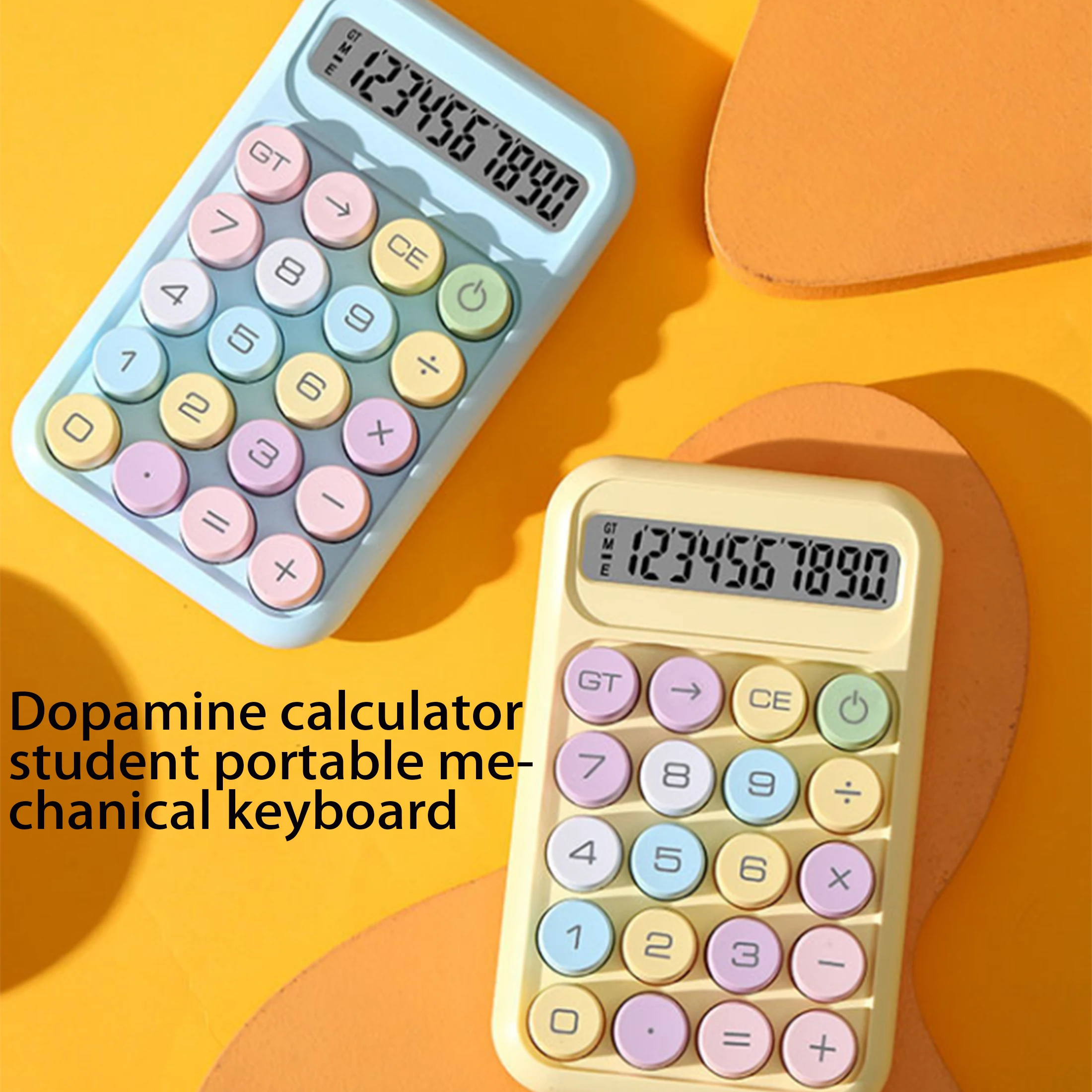 

Student Portable Dopamine Calculator | Mechanical Keyboard 10-digit Digital Adaptation Examination/Accounting Office