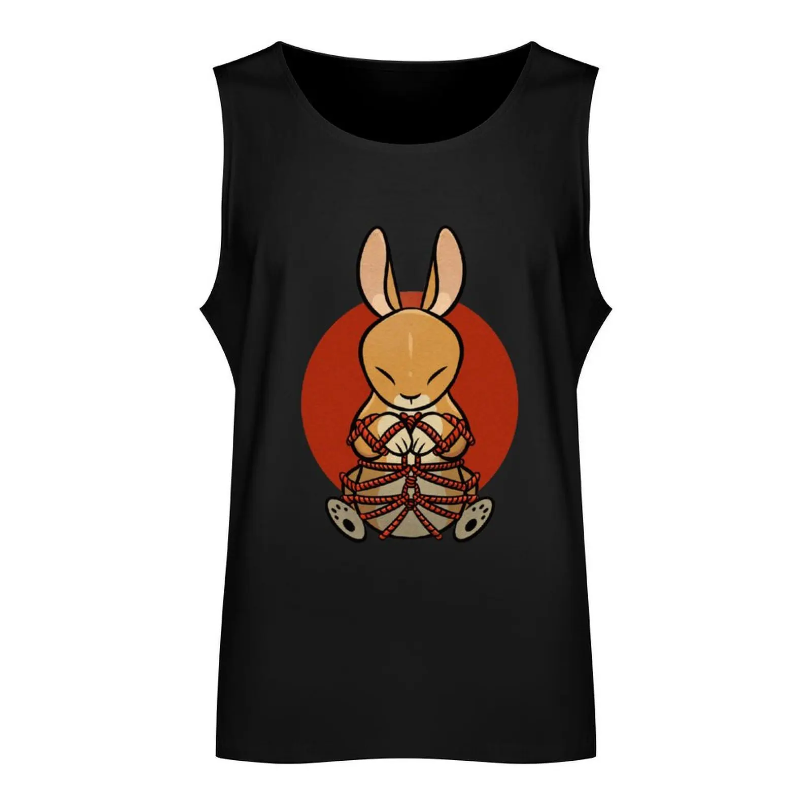 Rope Bunny Tank Top sleeveless shirt man bodybuilding men