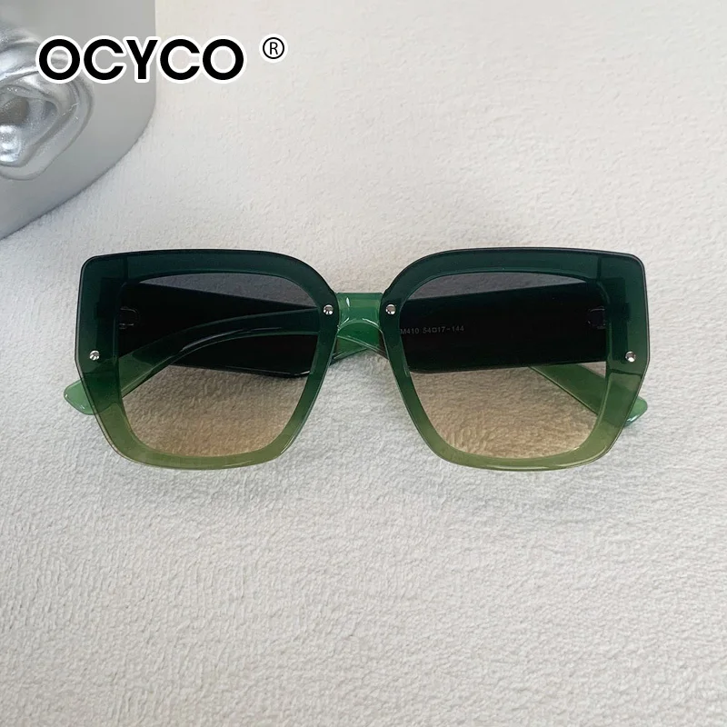 Trendy Quadratische Sonnenbrille Männer Frauen Designer Luxus Marke Große Rahmen Sonnenbrille UV400 Mode Vintage Brillen für Reisen – Detail 22