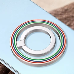 Magnetic Mobile Phone Ring Holder Phone Magnet Bracket Removable Cellphone Grip Kickstand for iPhone 12 13 14 15 MagSafe Xiaomi