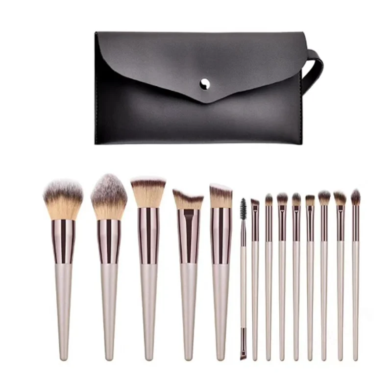 Pędzel do makijażu z mikrofibry, miękki w dotyku, profesjonalny, łatwy w aplikacji koloru, łatwy w czyszczeniu, pędzel kosmetyczny dla stylistów makijażu.