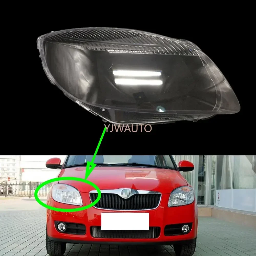

For Skoda Fabia 20082009 2010 2011 Headlight Cover Car Headlamp Lens Glass Replacement Front Auto Shell