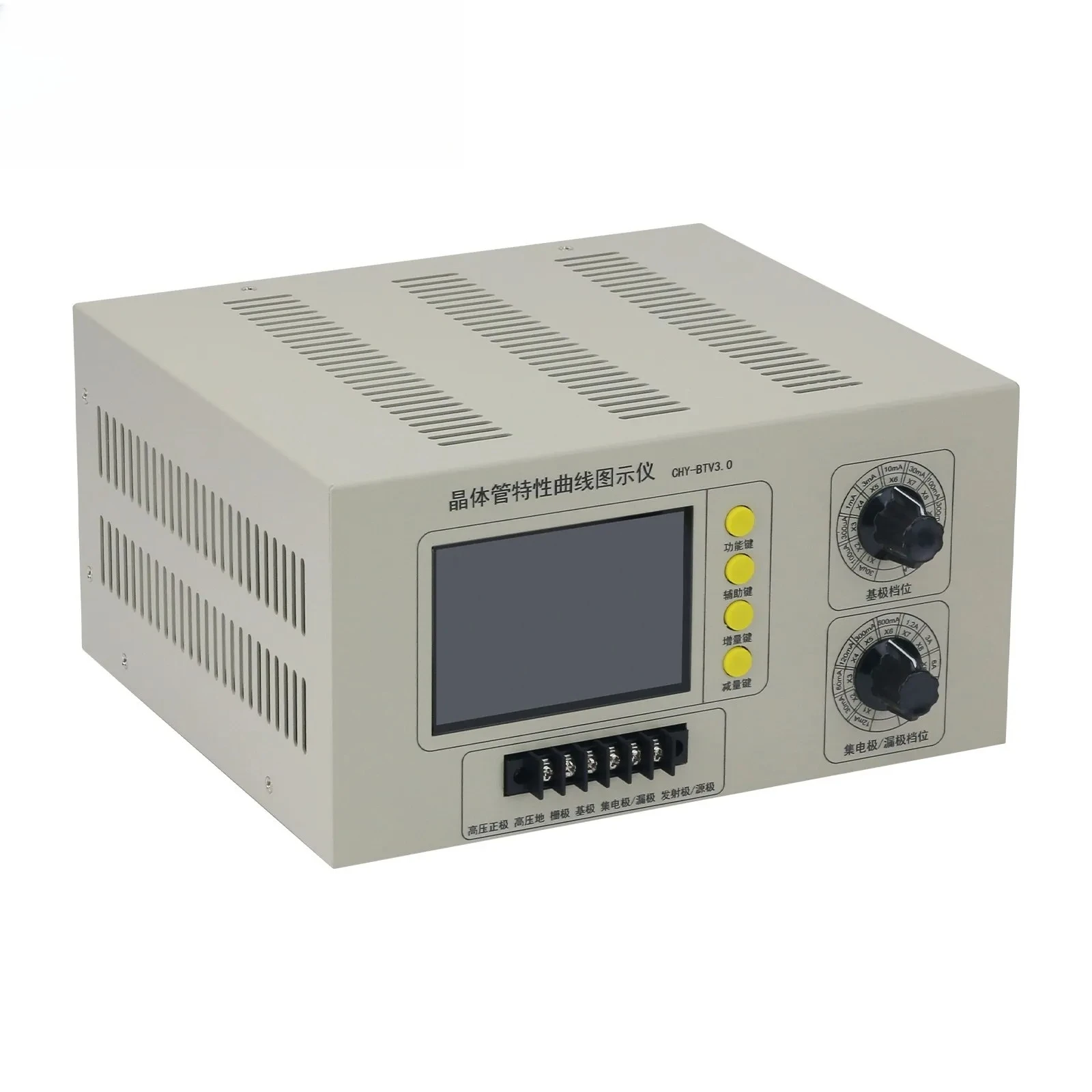 BT3.0 Transistor Tracer - 4-inch HD SPI Color Screen Transistor Curve Tester with Test Socket