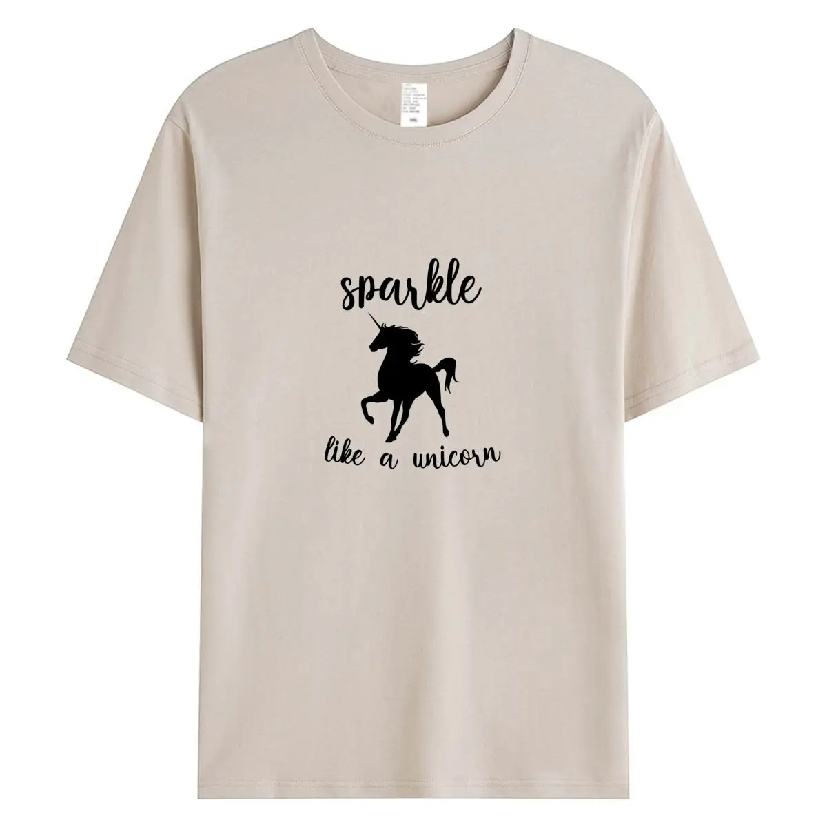 2026 Summer Tshirt Women Short Sleeve Tees Tops Woman Cotton Clothing New Unicorn Graphic T Shirts Oversized Female T-shirt