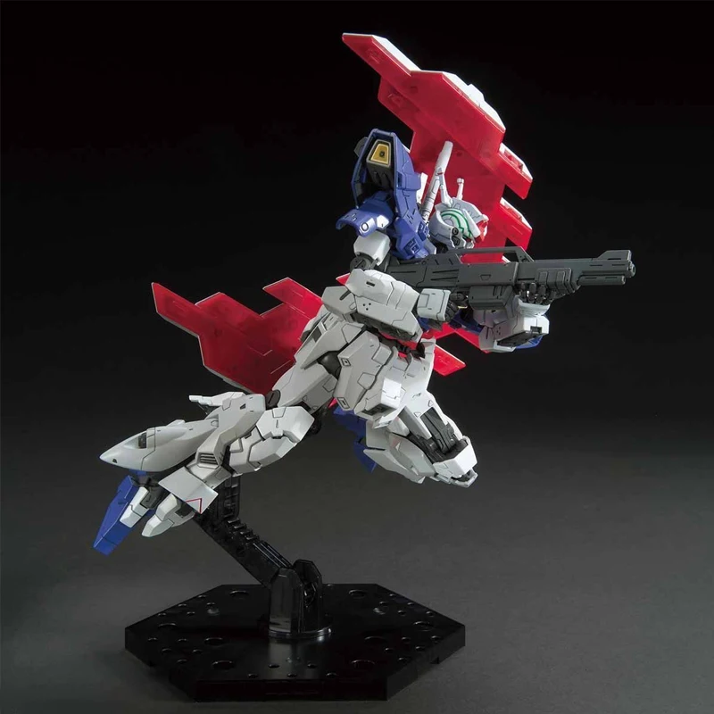 Bandai Original Genuine Figure Gundam Model Kit HGUC 1/144 AMS-123X-X Moon Gundam Collection Action Figure Model Kids Toys Gifts