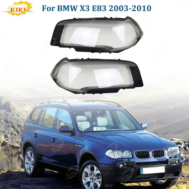 

Крышка лампы, абажур, линза автомобиля, корпус фары, подходит для BMW X3 E83 2003-2010, крышка фары