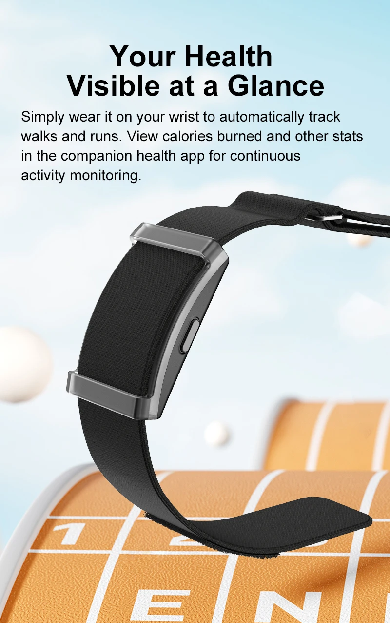 Fitness Tracker Armband Mit Herzfrequenz Und Sauerstoffmessung_voghion.com