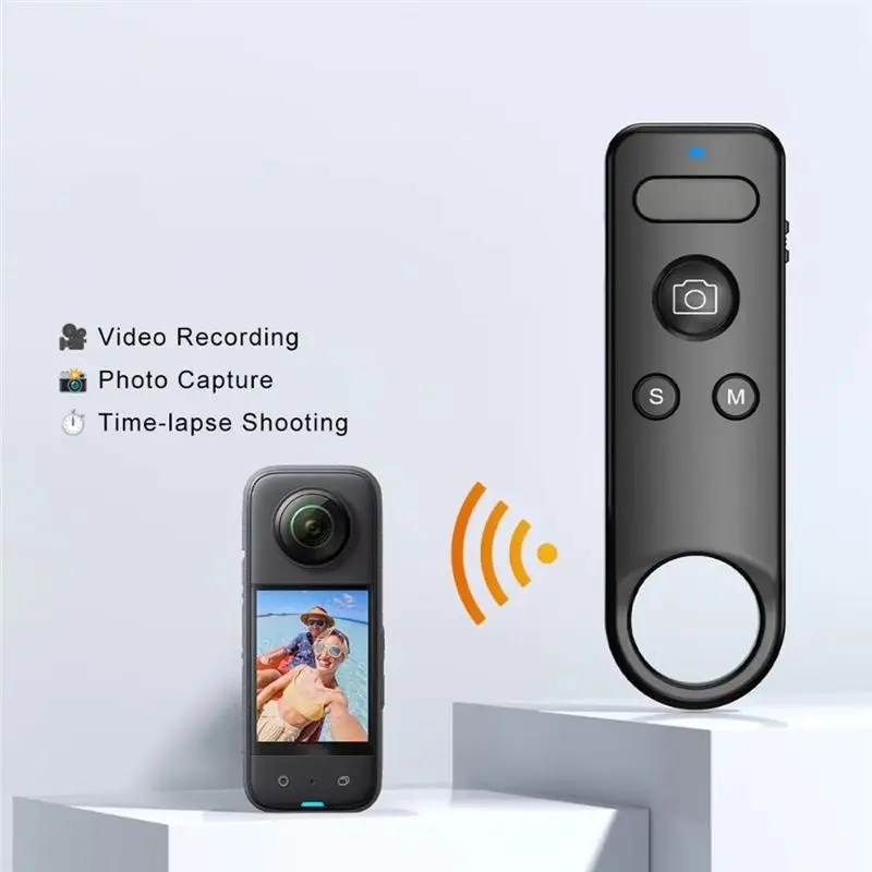 B27B Bluetooth Shutter Remote For X5/X4/X3/X2/Go3/Go3s/ACE/ACE Pro1/ACE Pro2 Photo And Video Controller