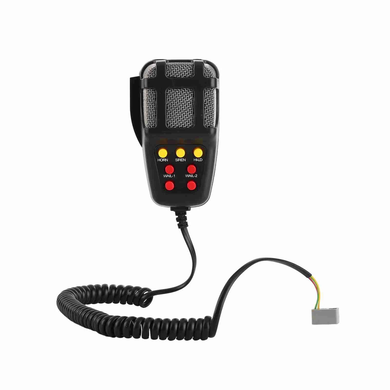 إنذار القرن المتكلم 7 صفارة الإنذار الأصوات 12 فولت 100 واط إنذار سيارة القرن صفارة الإنذار مكبر صوت PA نظام الميكروفون 200dB مكبر للصوت في حالات الطوارئ #4