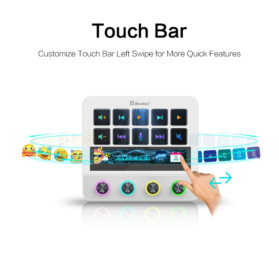 Mirabox MBox N4 Pro Stream Deck Streamdeck Deck Dock mini keyboard