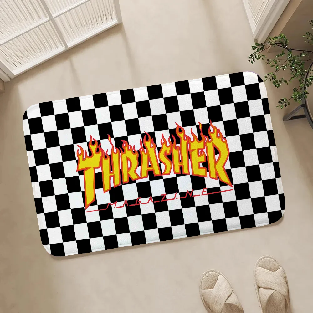 Thrasher zerbino d\'ingresso tappetino d\'ingresso per casa all\'aperto tappeto Bedrooom per tappeto da cucina tappetini da bagno offerte di benvenuto