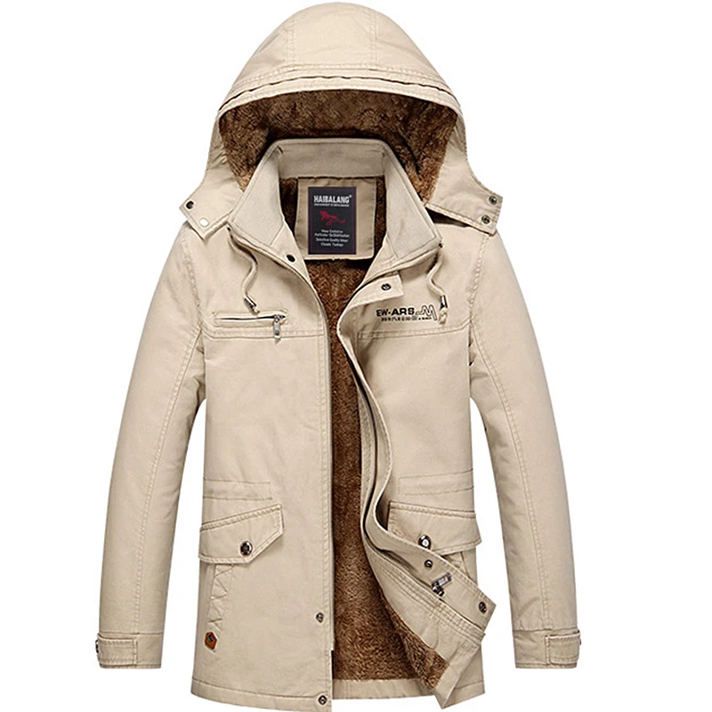 

Nice spring autumn fleece trench coat men windbreaker jacket plus size pure cotton mens overcoat washed jacket men's tide shirt