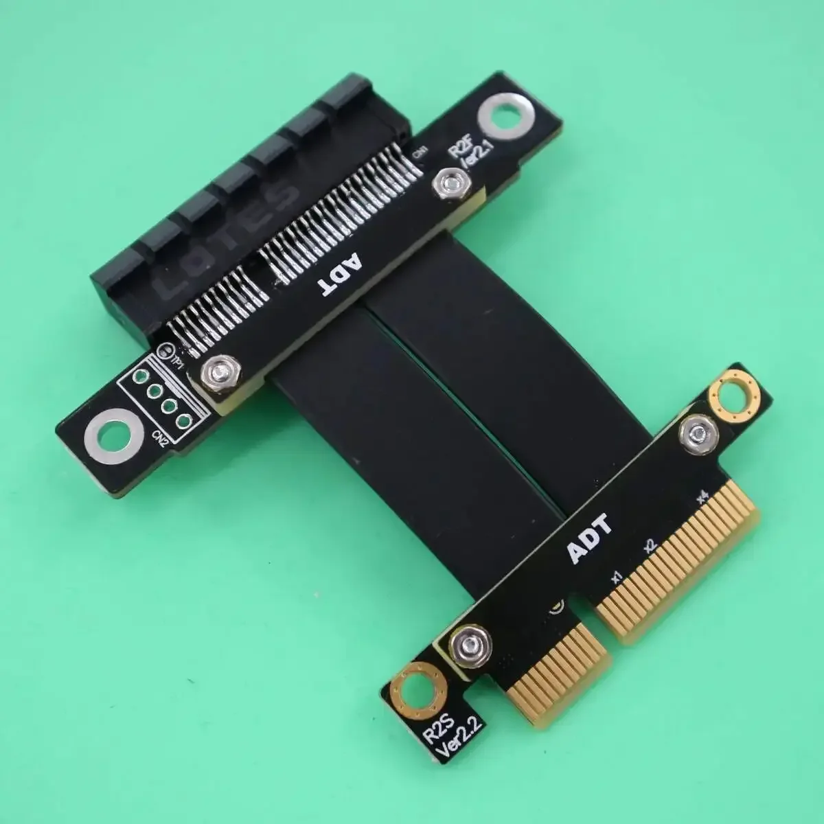 PCIE 3.0 X4 To X4 Card Riser R22SF R22SL PCIe Cable for PC Desktop Graphics Cards Extension Motherboard Extender Gen3 High Speed