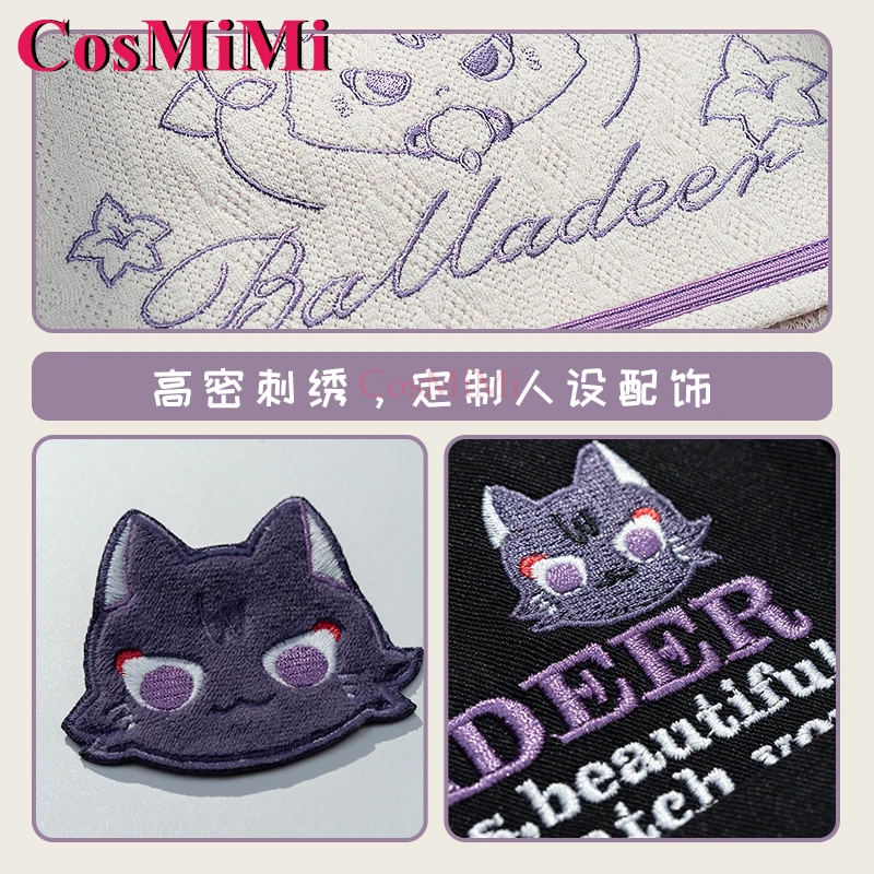 CosMiMi Game Genshin Impact Wanderer/Scaramouche Cosplay Costume Catch You Sweet Nifty Lovely Daily Outfit Trendy Clothing S-XL