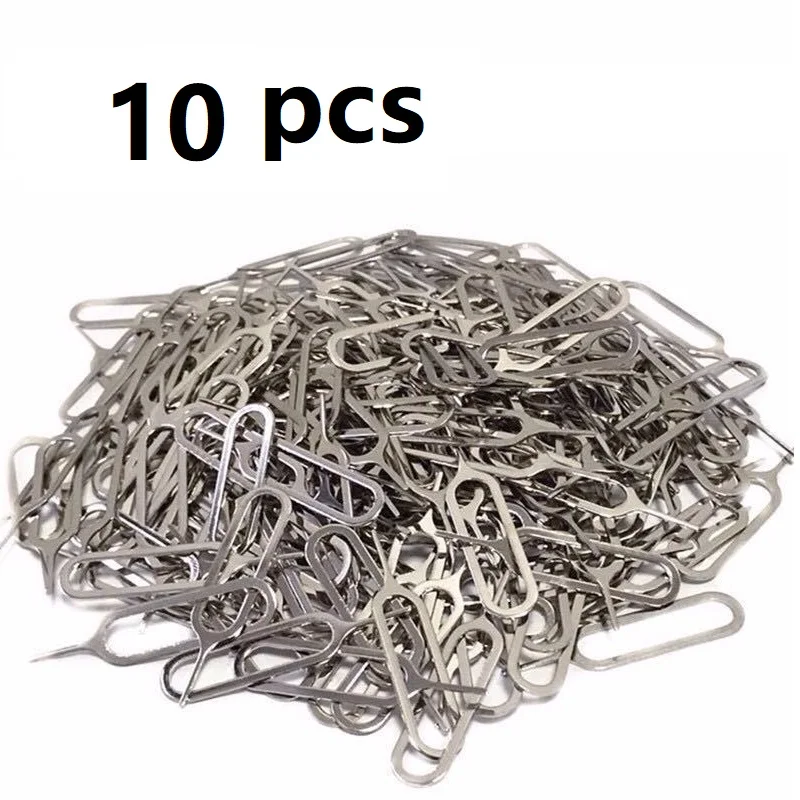 50 1000 Stuks Uitwerpen Sim Kaart Lade Open Pin Naald Sleutel Tool Sim Kaart Lade Pin Eject Tool Universele Mobiele Telefoon Sim Kaarten Accessoires