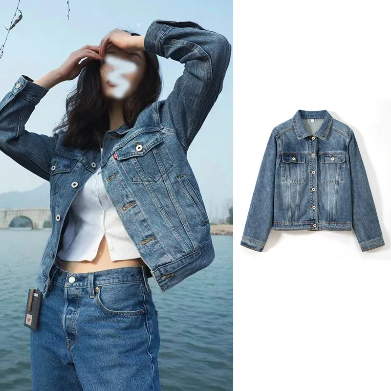 الخريف بدوره إلى أسفل طوق المرأة سميكة لينة الأرز الدبق يشعر عادية اليابانية والكورية طويلة الأكمام #2