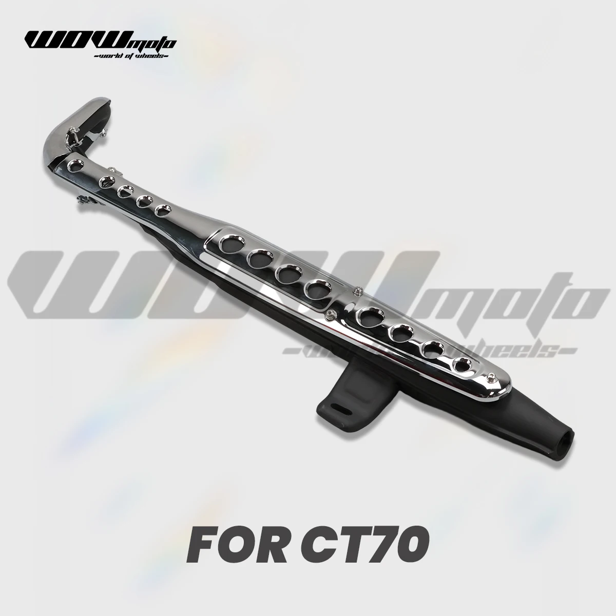 

Глушитель мотоцикла для honda DAX CT70 ST70, выхлопная труба, матовая черная выхлопная система CT70, детали для 50CC 70CC 125CC 140cc 190cc