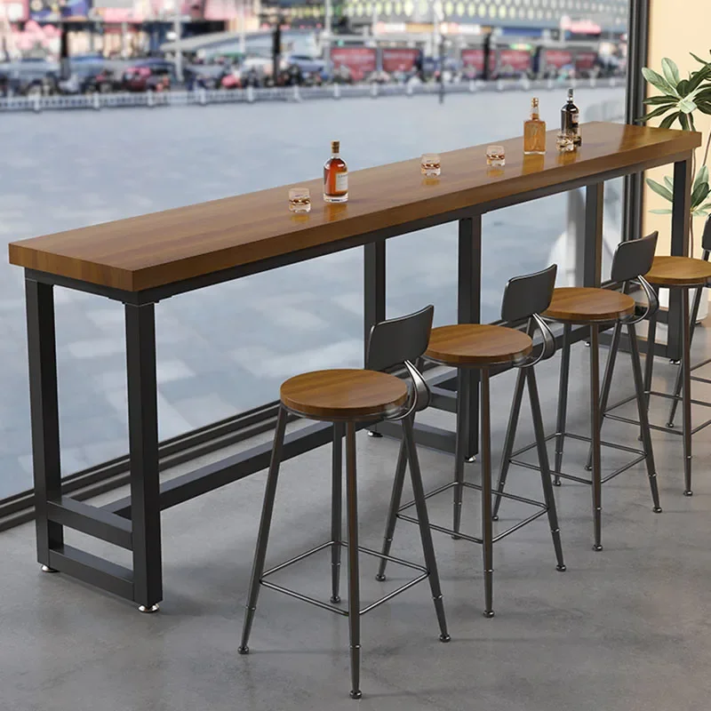 Executive Restaurant Furniture Island Dining Table Narrow Buffet Camping Tables Bar Accessories Wooden Dinning Work Liquor