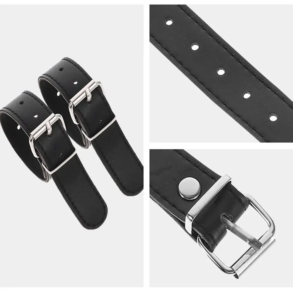 1 زوج 22*2 سنتيمتر سلة دراجة الأشرطة الجلدية 7 ألوان البضائع سلال الروطان استبدال دراجة الأطفال مشبك حزام