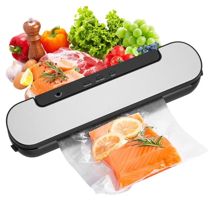 

Вакуумный упаковщик 8-в-1 полуавтоматический для пищевых продуктов, мощная система герметизации воздуха 60 кПа, режимы для сухих и влажных продуктов, для домашнего использования, 15 дюймов