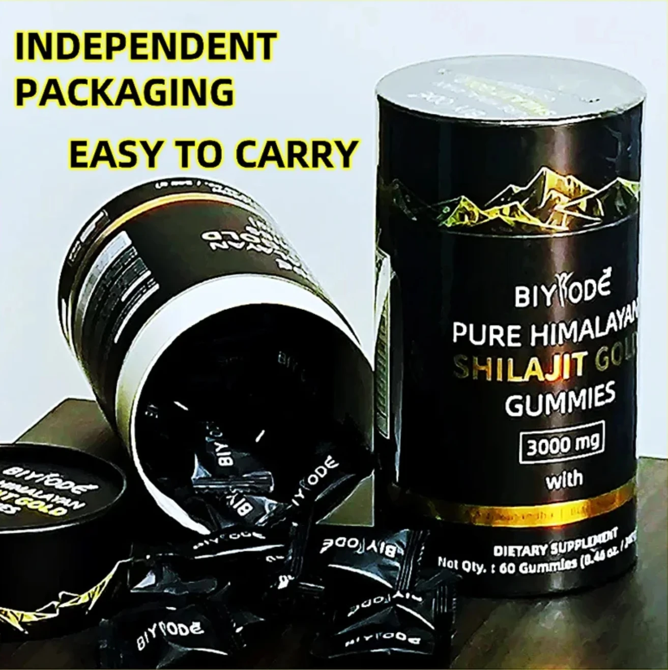 3000 ملغ علكة راتينج الهيمالايا Shilajit 85+ أدوات #1