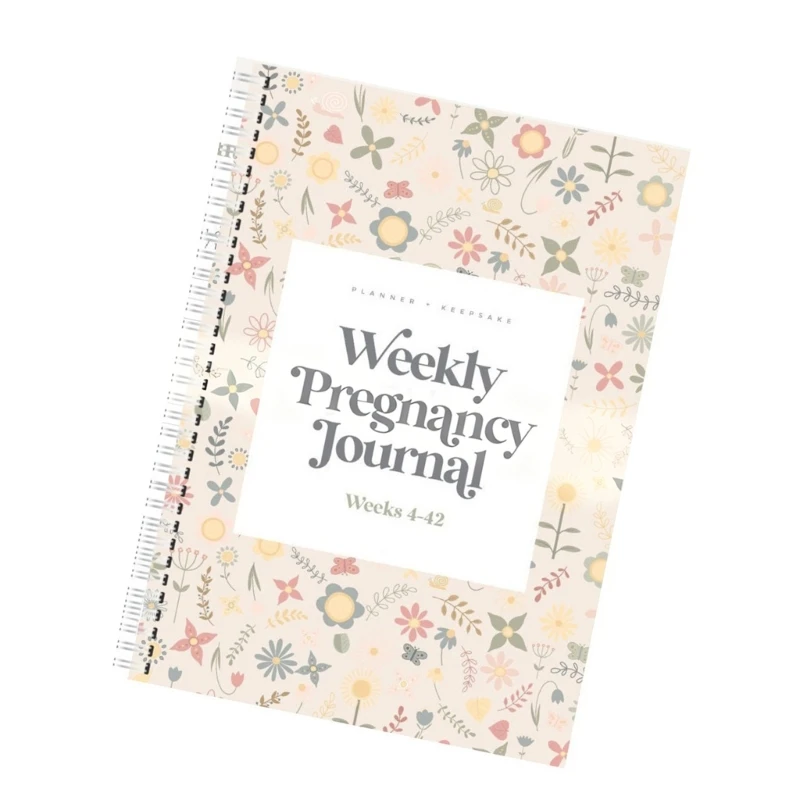 

4-42 Week Pregnancy Journal Notebook for Recording Meals Exercises and Appointments in a Sustainable Paper Notebook