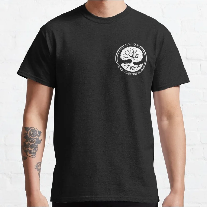 

Union WHITE The evil within Horro video game T Shirt for men 100% cotton printed clothing large size Adult tops S-6XL