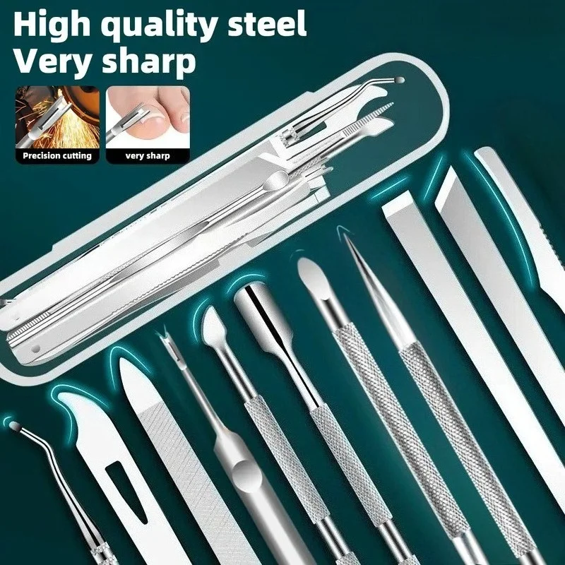 1/10pcs Care Pedicure Kit - Multi-Functional Foot Files, Rasp,and Exfoliator for Smooth Skin,Callus Removal,Cuticle Care tools