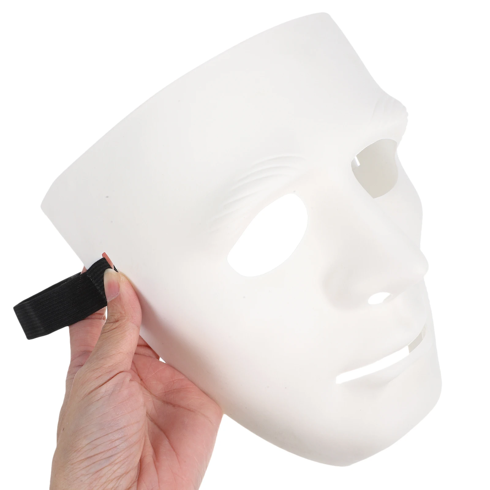 

5 Pcs Blank White Mask Dancing Face Dance The Halloween Party Masquerade Carnival