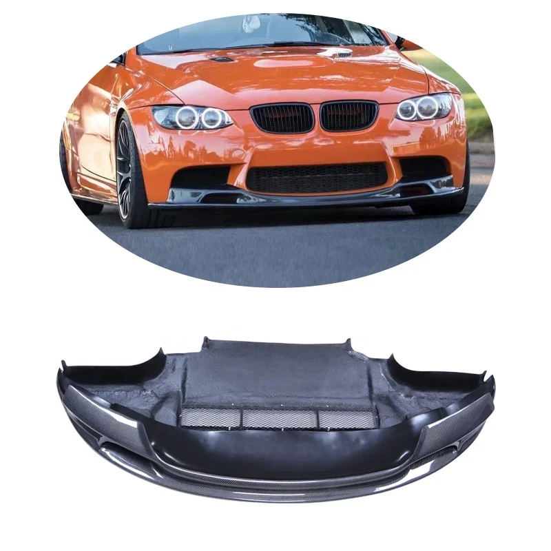 Carbon Fiber V style Front Spoiler Lip For BMW 3 series E92 E93 M3 GTS