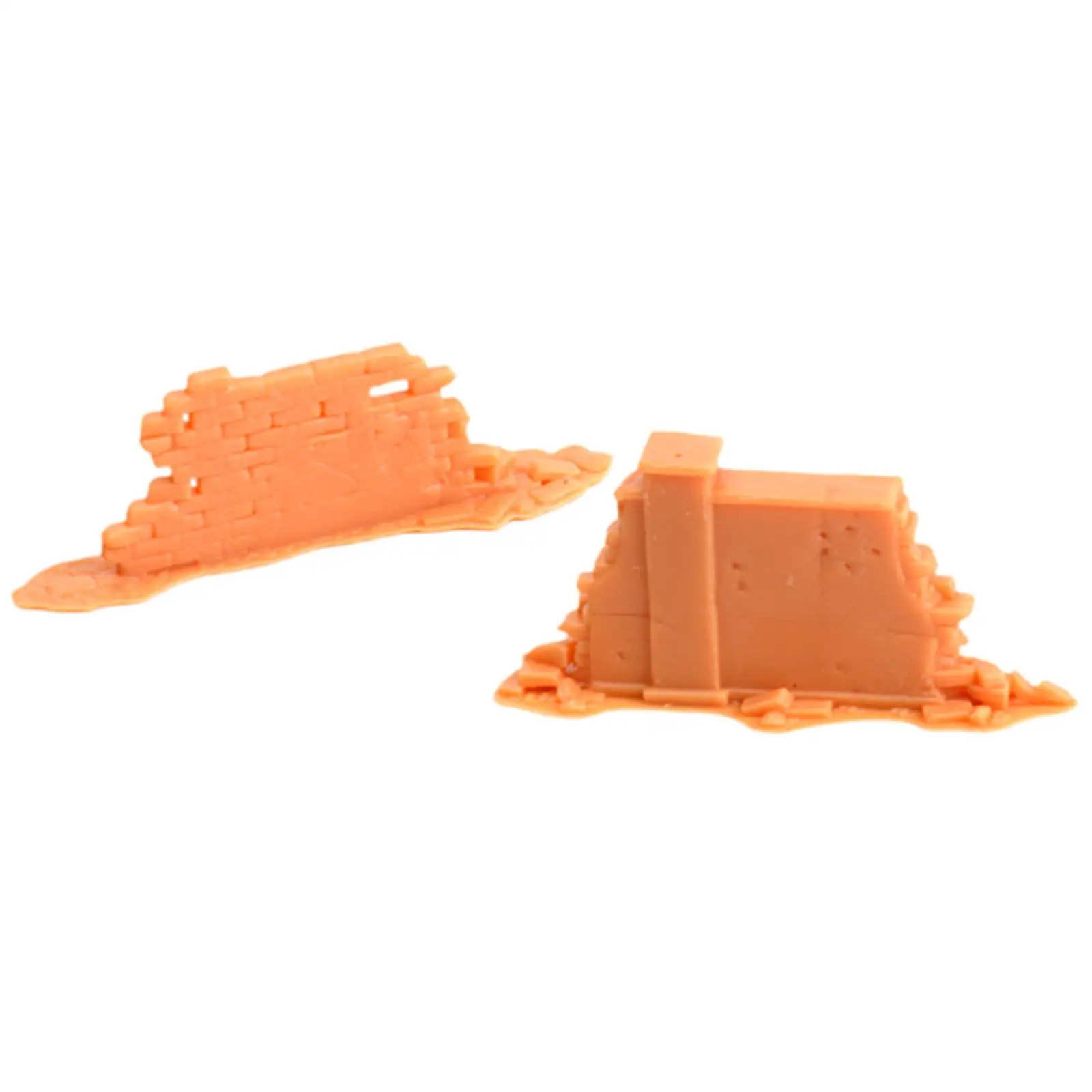 

Набор из 2 моделей кирпичных стен 1:72 для макета диорамы и железной дороги.