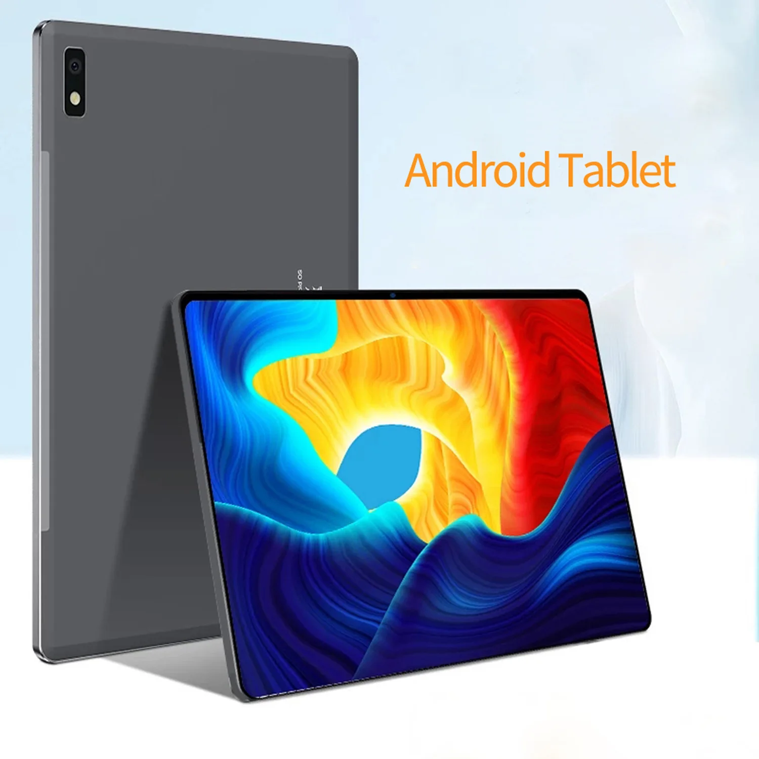 Tablet Android sottile da 10,1 pollici in metallo con Octa Core 8 GB di RAM 256 GB di ROM Dual SIM AI Speed-up Google Play 6000 mAh Tablet Android 13