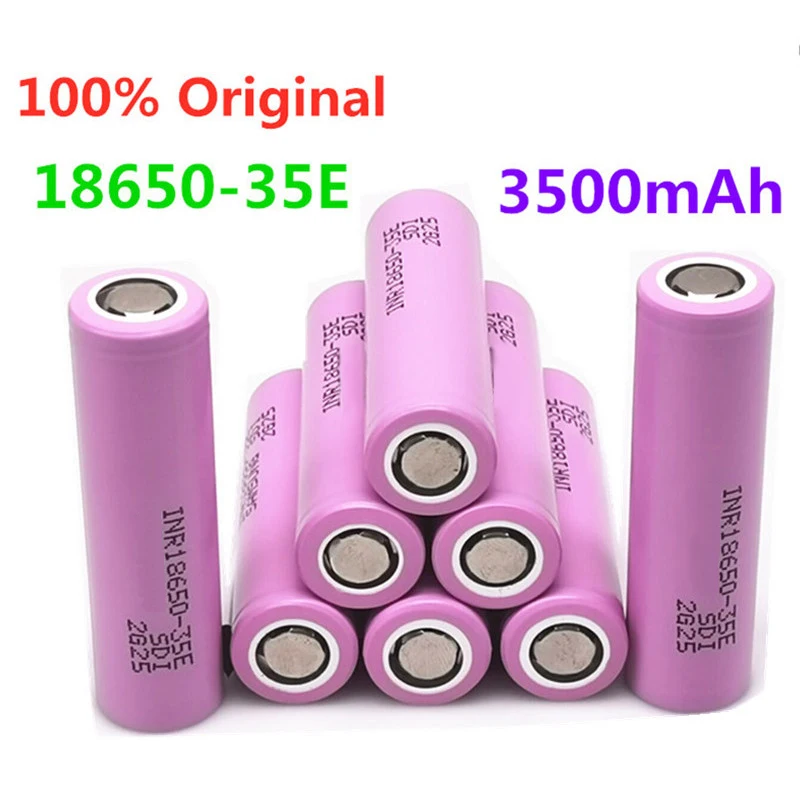 Btvyok original 18650 3.7v 3500mah bateria recarregável 20a descarga inr18650 35e 3500mah 18650 bateria li-ion