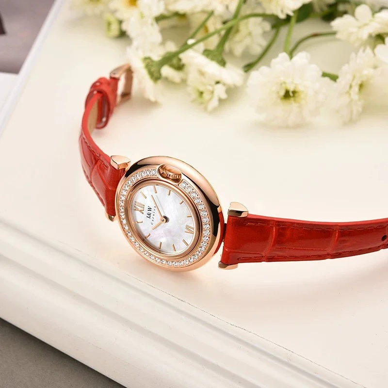 CARNIVAL Brand IW High-End Series Luxury Diamond Watch for Women Fashion Elegant Waterproof Quartz Wristwatch Ladies Dress Watch - Image 5