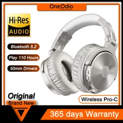 Oneodio Pro-C Draadloze Hoofdtelefoon Bluetooth V5.2 Met Microfoon 110H Speeltijd Opvouwbaar Ontwerp Deep Bass Hifi Stereo Headset