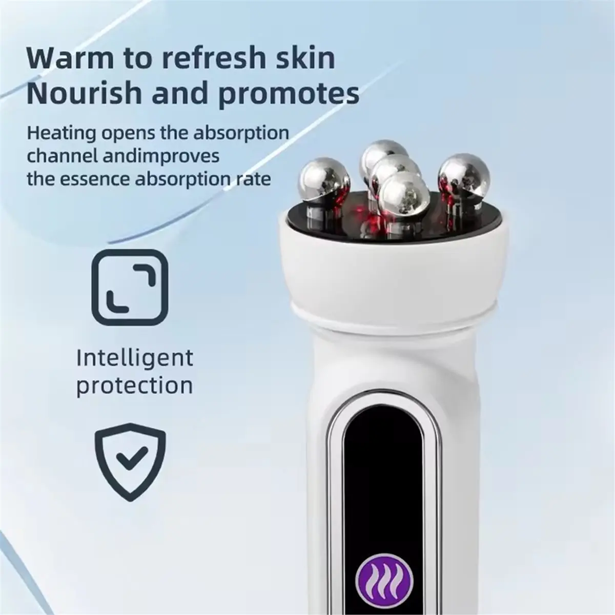 [N84R] 3in1 Heating EMS 360°Roller Massager for FIne Lines Lifting Rejuvenation Skin Firm Microcurrent Beauty Machine