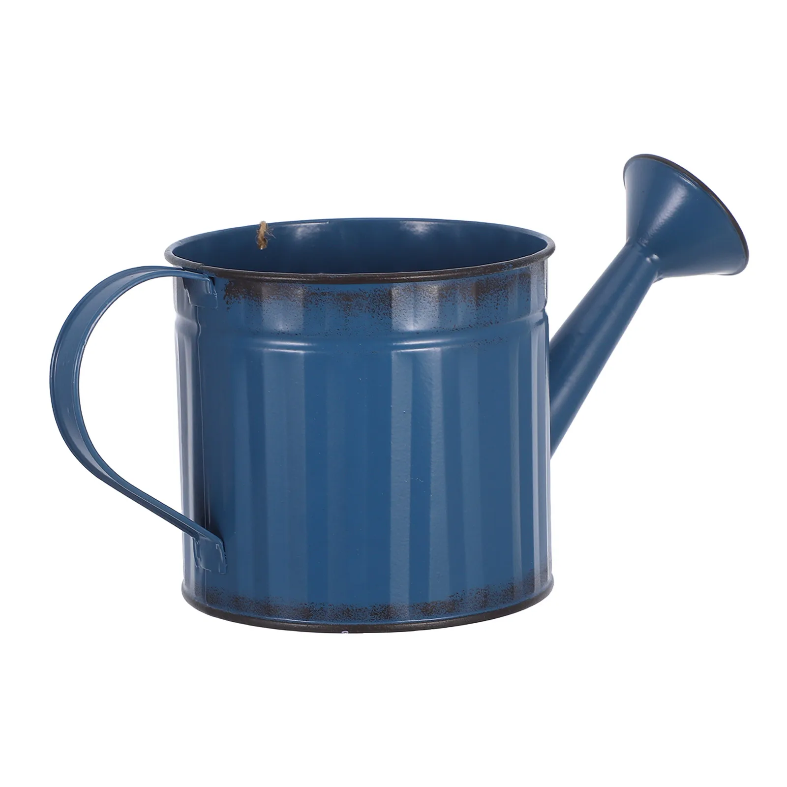 

1pc Vintage Style Iron Watering Can Garden Flower Pot Balcony Planting Tool Outdoor Home Decor Metal Succulent Container Retro