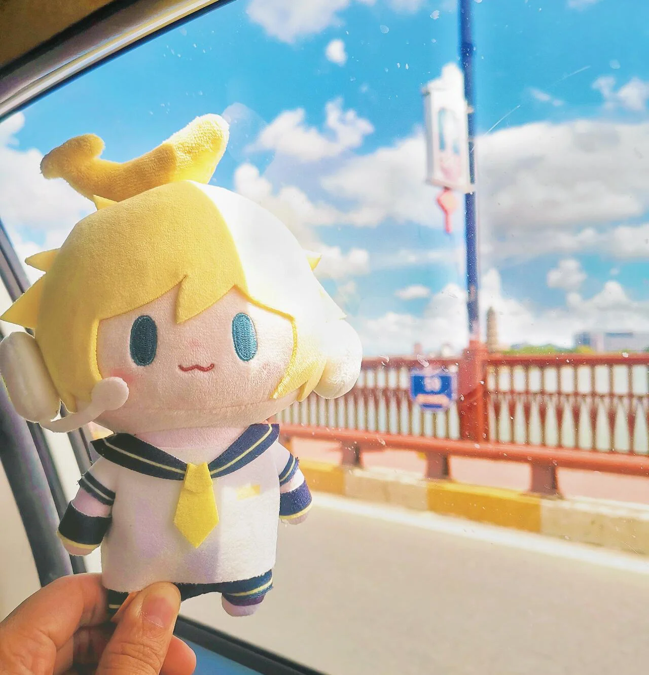 Hatsune Miku Plush Toy Kagamine Len Rin Backpack Keychain Cute Stuffed Dolls Collection Model Ornament Gift For Girls view 4