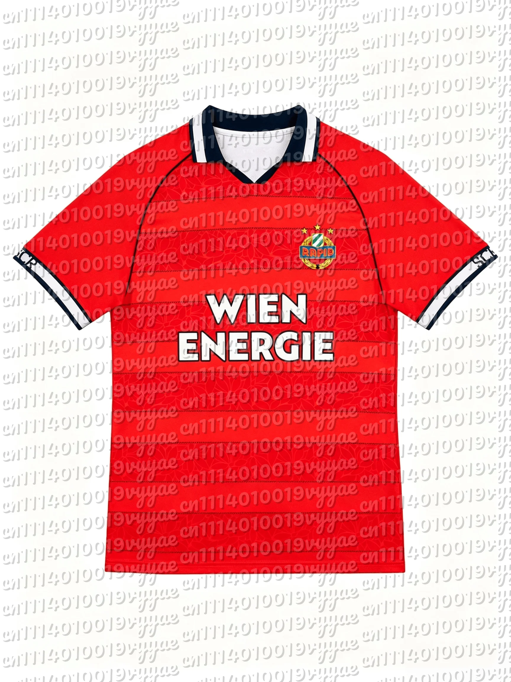 2026-27 Neue Rapid Wien Style Familien-Partnerlook-Outfits Fußballtrikot Sommer Casual Kurzarm Fußball-T-Shirt Herren Damen Kleidung – Detail 1