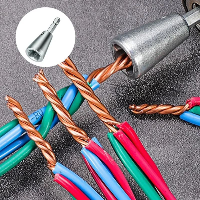 Wire Twisting Tool Wire Twister Wire Connector,Wire Twisting Tool Wire Stripper Tool Wire Twister Tool For Drill Easy Install