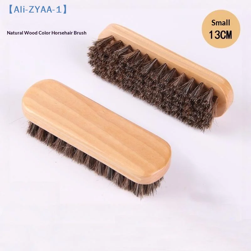 1/3Pcs Horse Hair Wood Brush Handle Dashboard Details Polishing And Cleaning Brush Leather Shoe Care Cleaning Shoe Brush【ZYAA-1】