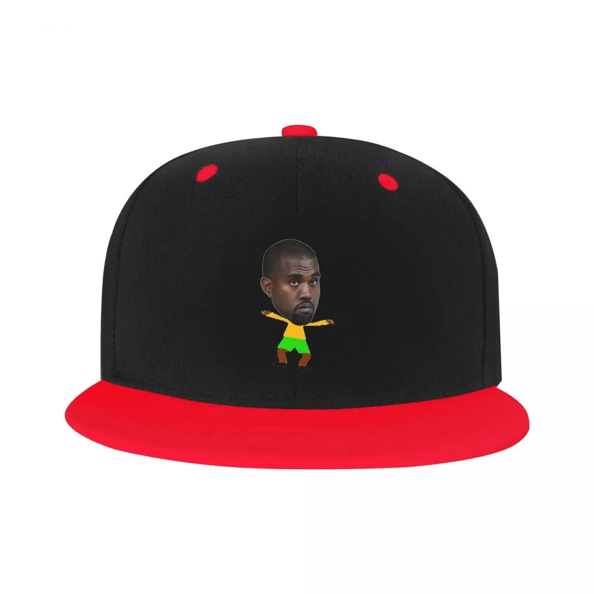 Classic Kanye West Cartoon Head Hip Hop Baseball Cap Women Men Custom Snapback Unisex Dad Hat Summer