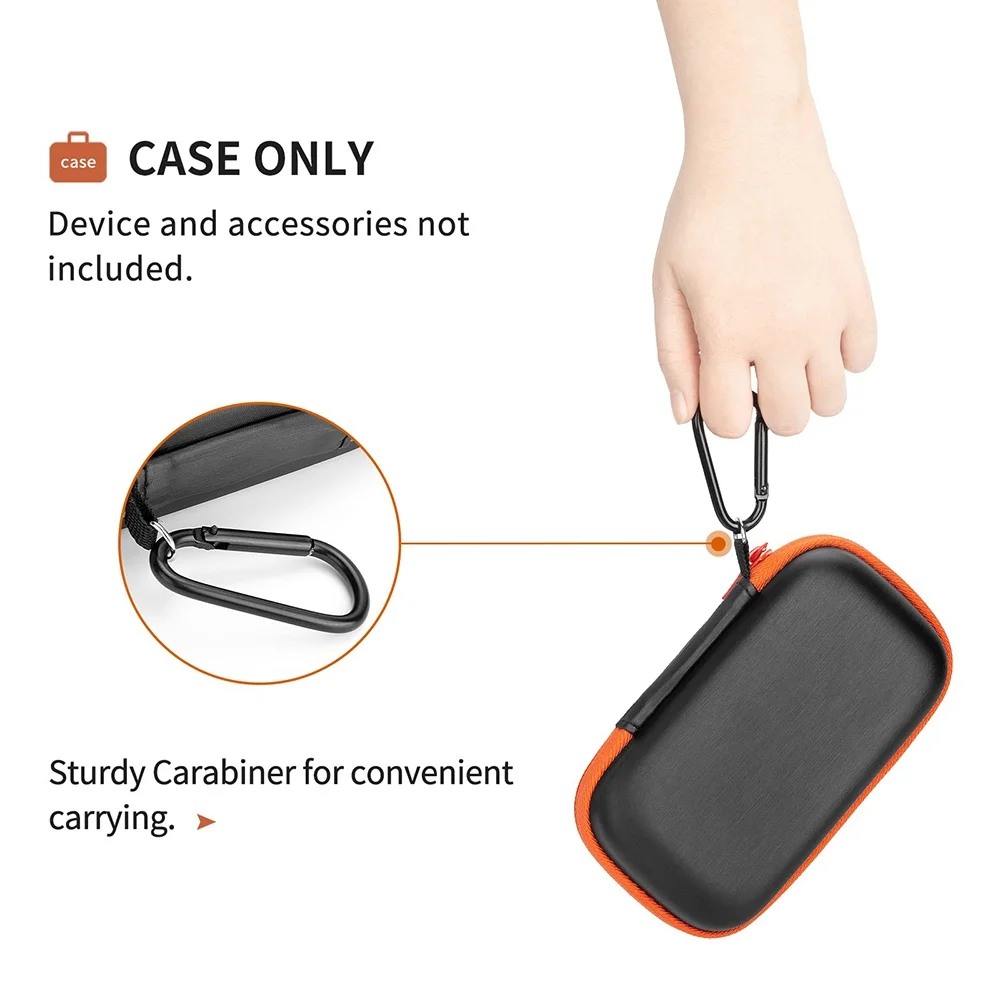 Hard Case Compatible with SanDisk Extreme PRO/for SanDisk 500GB 1TB 2TB 4TB Portable External SSD，Travel Holder for Crucial X8