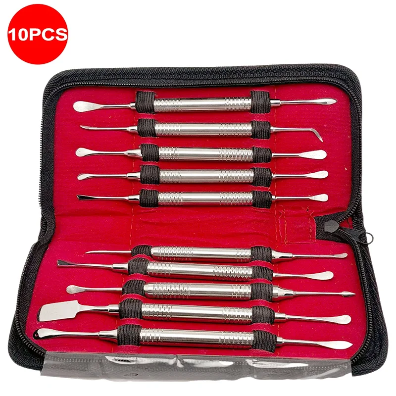 10pcs/set Double Ends Dental Implant Periosteal Elevator Tool For Retracting Separator Dental Surgical Supplies Dentistry Tools