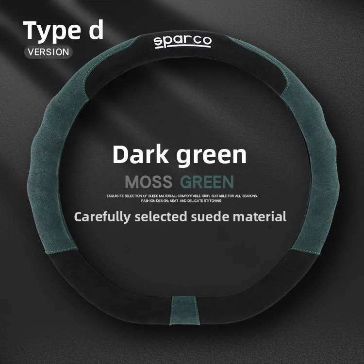 

2025 Universal Non-Slip Steering Wheel Cover O D Type Cute Warm Suede Flannel for All Seasons